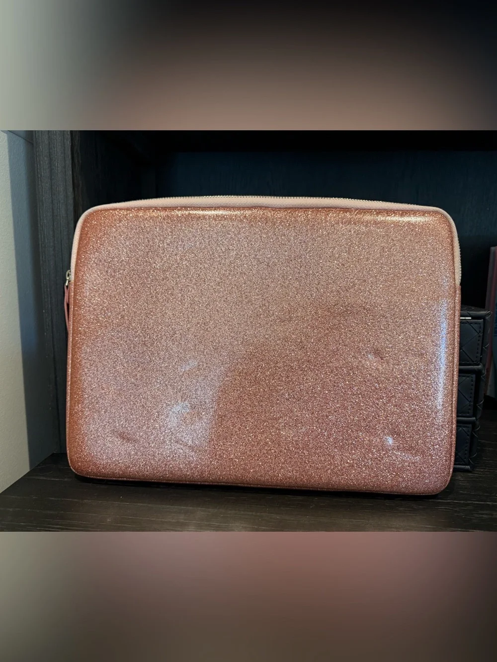 kate spade rose gold laptop holder pouch